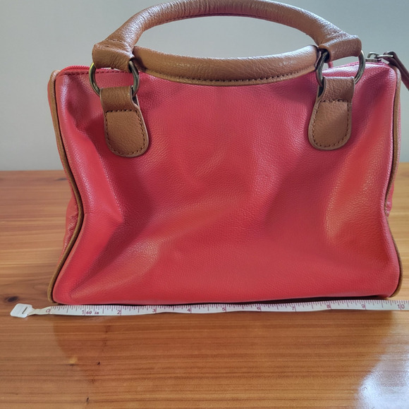 Studded Pink Satchel - Picture 9 of 11